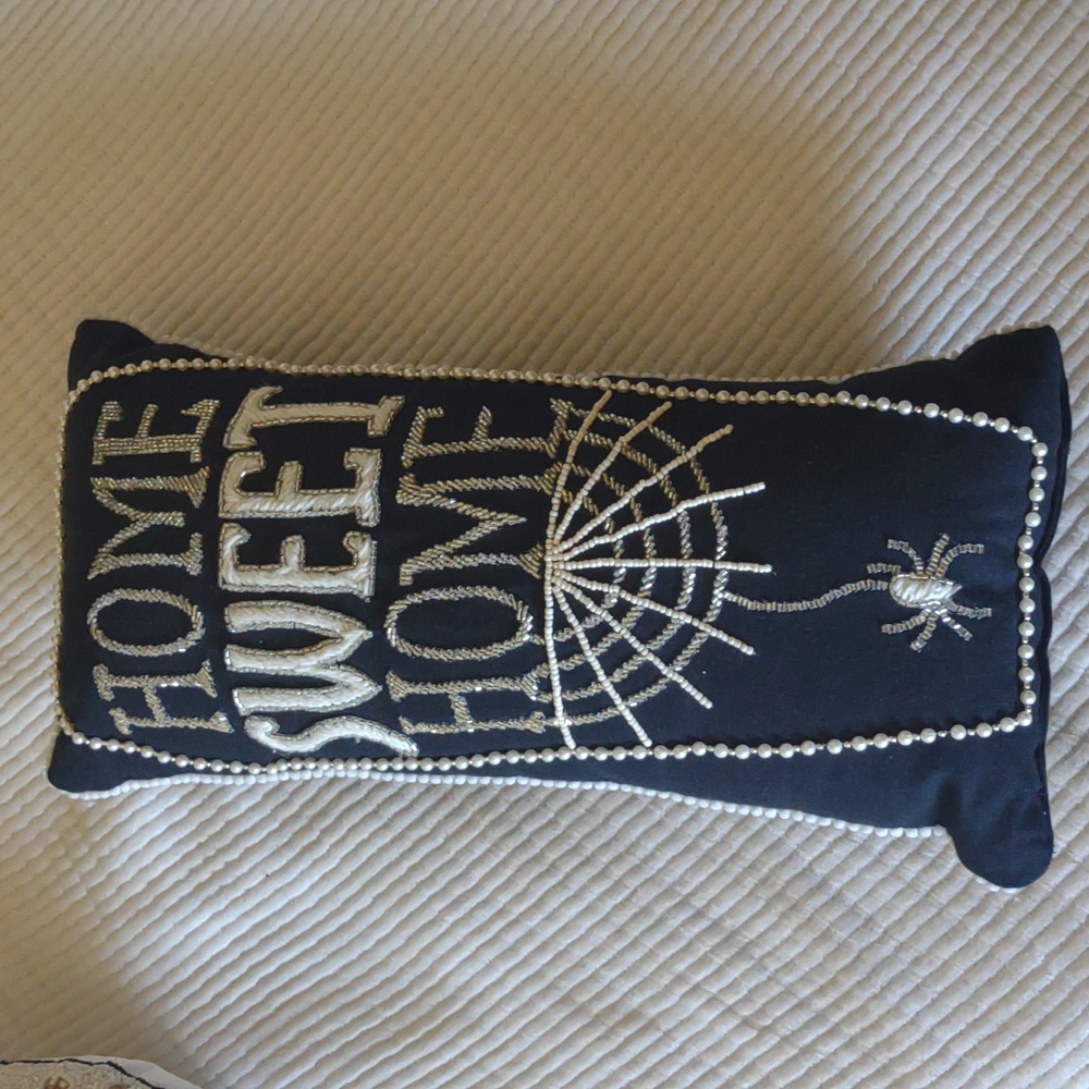 Home Sweet Home coffin pillow